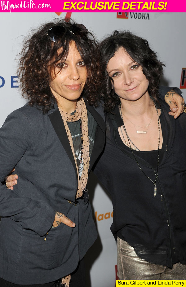 Linda Perry and Sara Gilbert Married