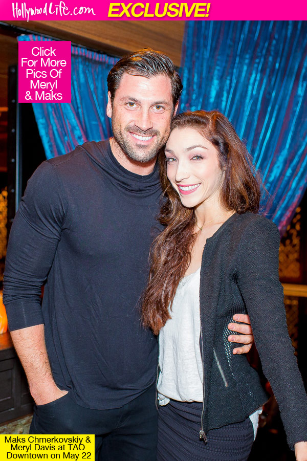 Maks Chmerkovskiy Meryl Davis Kiss