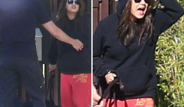 Ashton Kutcher Pregnant Mila Kunis Paparazzi Fight