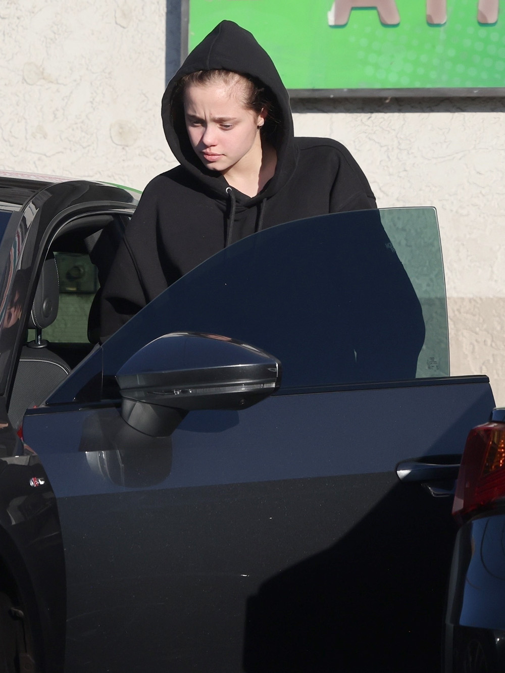 *EXCLUSIVE* Shiloh Jolie-Pitt hits up 7-11 solo for some snacks