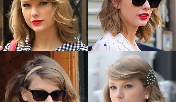 Taylor Swift Blonde Bob