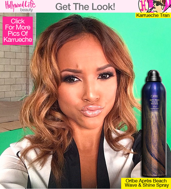 Karrueche Tran Hair BET Promo