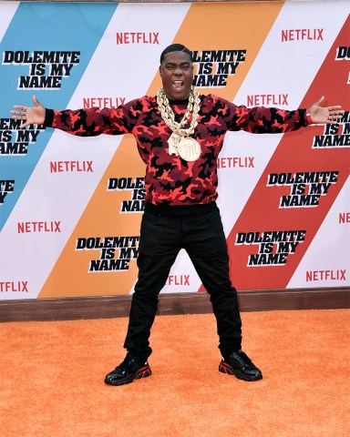 Tracy Morgan attends the LA premiere of "Dolemite is My Name" at the Regency Village Theatre on Saturday, Sept. 28, 2019, in Los Angeles. (Photo by Richard Shotwell/Invision/AP)