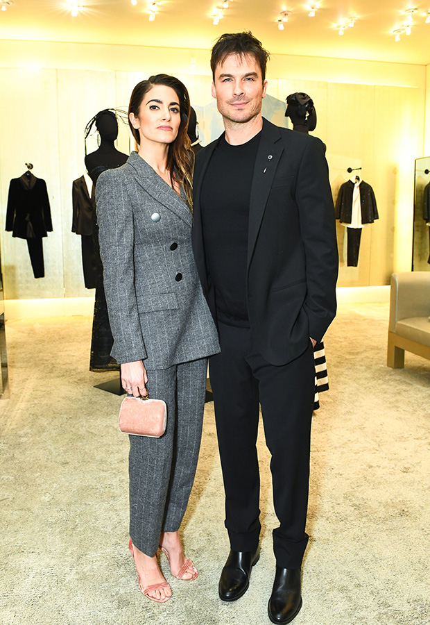 Ian Somerhalder and Nikki Reed at Georgio Armani Event