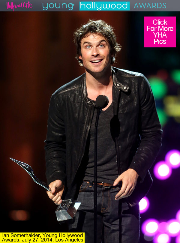 Ian Somerhalder Best Threesome Young Hollywood Awards