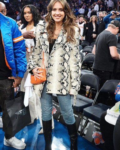 Jessica Alba
Miami Heat v New York Knicks, New York, USA - 02 May 2023