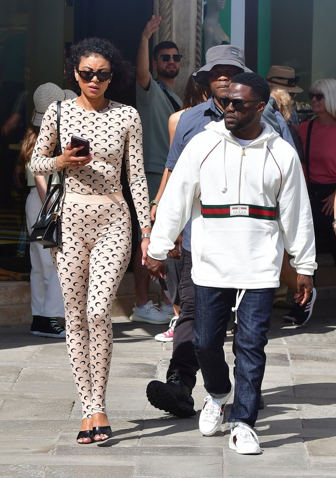 Kevin Hart and Wife Eniko Hart in Venice