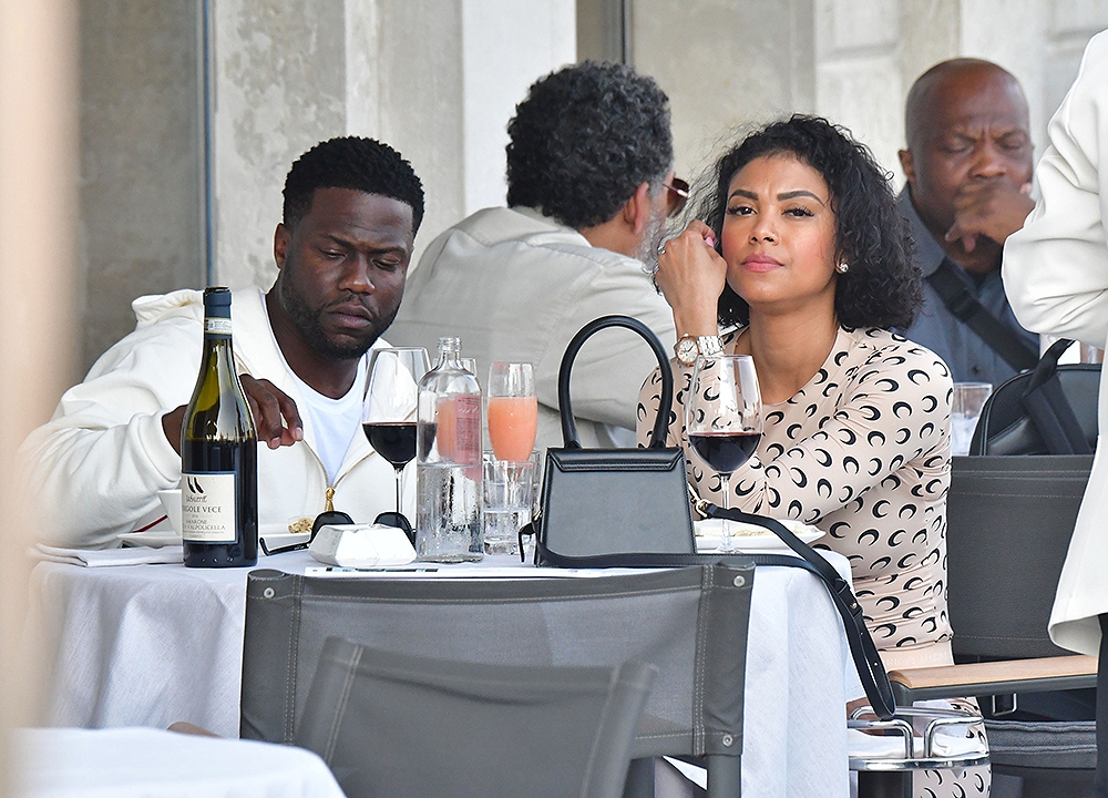 Venice, ITALY  - *EXCLUSIVE*  - Actor and comedian Kevin Hart take a well-earned break from his filming duties with his new movie 'Lift' as he enjoys a stroll and a bite to eat through the city of Venice with his wife Eniko Hart.

Pictured: Kevin Hart, Eniko Hart

BACKGRID USA 13 MAY 2022 

BYLINE MUST READ: Cobra Team / BACKGRID

USA: +1 310 798 9111 / usasales@backgrid.com

UK: +44 208 344 2007 / uksales@backgrid.com

*UK Clients - Pictures Containing Children
Please Pixelate Face Prior To Publication*