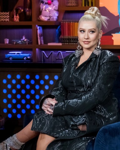 WATCH WHAT HAPPENS LIVE WITH ANDY COHEN -- Episode 16020 -- Pictured: Christina Aguilera -- (Photo by: Charles Sykes/Bravo)