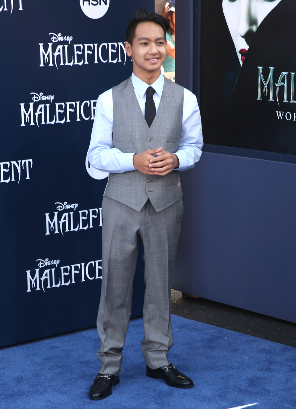 Maddox Jolie-Pitt arrives at the world premiere of "Maleficent" at the El Capitan Theatre on Wednesday, May 28, 2014, in Los Angeles.  (Photo by Matt Sayles/Invision/AP)