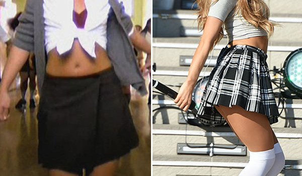 Ariana Grande School Girl Outfit