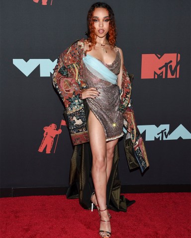 FKA Twigs arrives at the MTV Video Music Awards at the Prudential Center, in Newark, N.J
2019 MTV Video Music Awards - Arrivals, Newark, USA - 26 Aug 2019