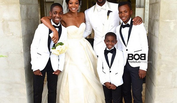 Gabrielle Union Wedding Dwayne Wade Kids