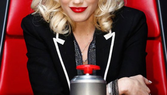 Gwen Stefani Red Lipstick The Voice