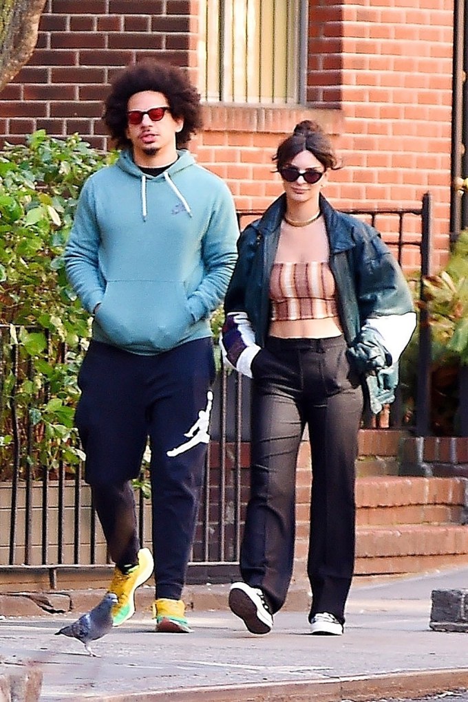 Emrata & Eric walking