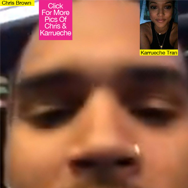 Karreuche Tran Chris Brown FaceTime Toilet