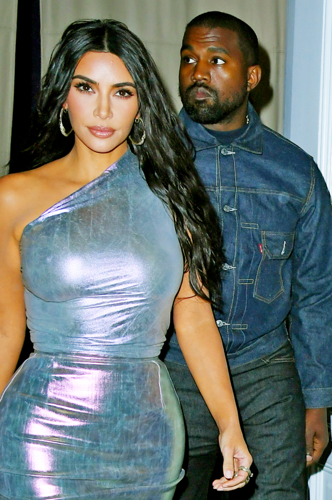 Kanye West & Kim Kardashian Step Out In NYC