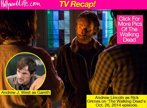 The Walking Dead Rick Kills Gareth