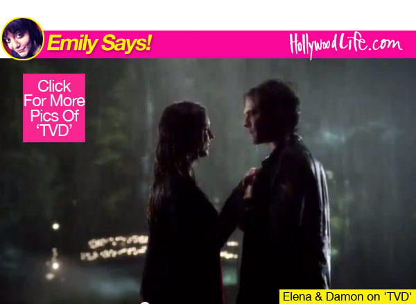 Vampire Diaries Elena Damon Kiss