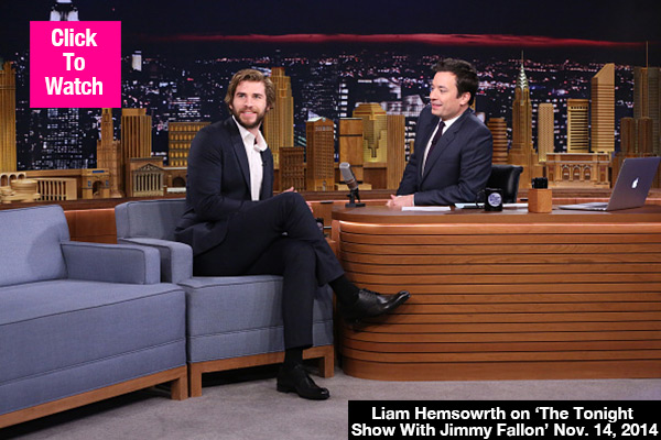 Liam Hemsworth Kissing Jennifer Lawrence