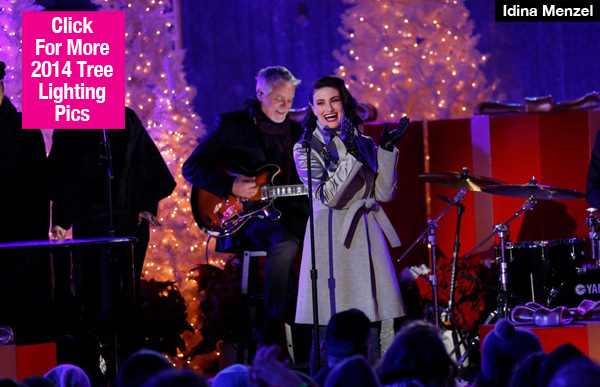 IDINA MENZEL Performance Christmas In Rockefeller Center