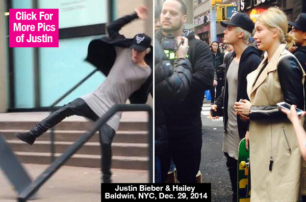 Justin Bieber Skateboarding