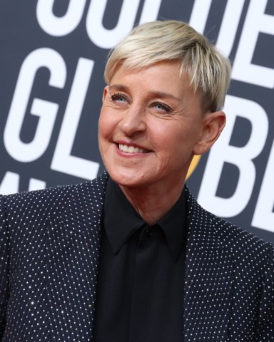 Ellen DeGeneres
77th Annual Golden Globe Awards, Arrivals, Los Angeles, USA - 05 Jan 2020