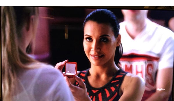 Glee Santana Brittany Engaged