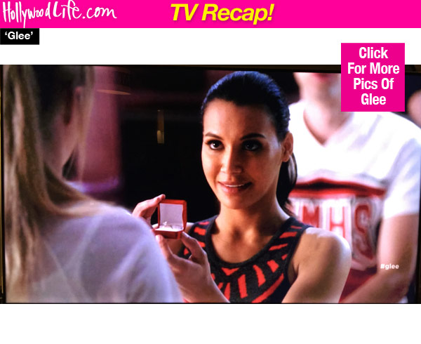 Glee Santana Brittany Engaged