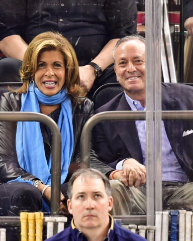 Celebrities attend the Buffalo Sabres vs New York Rangers hockey game at Madison Square Garden in New York City on April 2, 2016.

Pictured: Hoda Kotb and Joel Schiffman,Roman Walker Zelman
Debra Messing
Hoda Kotb
Joel Schiffman
Catherine Keener
Alejandra Cata
Tara Rodgers
Steve Schirripa
Ref: SPL1253338 020416 NON-EXCLUSIVE
Picture by: SplashNews.com

Splash News and Pictures
Los Angeles: 310-821-2666
New York: 212-619-2666
London: +44 (0)20 7644 7656
Berlin: +49 175 3764 166
photodesk@splashnews.com

World Rights