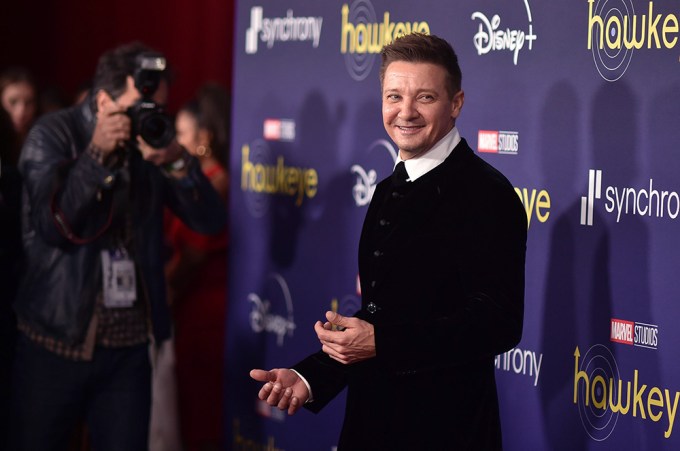 Jeremy Renner at the Premiere of ‘Hawkeye’