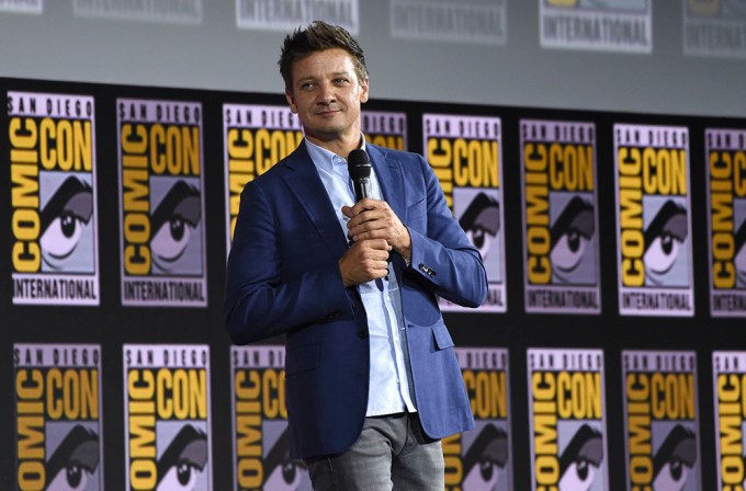 Jeremy Renner at Comic-Con 2019