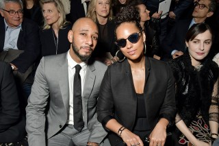 Swizz Beatz and Alicia Keys in the front row
Christian Dior show, Autumn Winter 2017, Paris Fashion Week, France - 03 Mar 2017