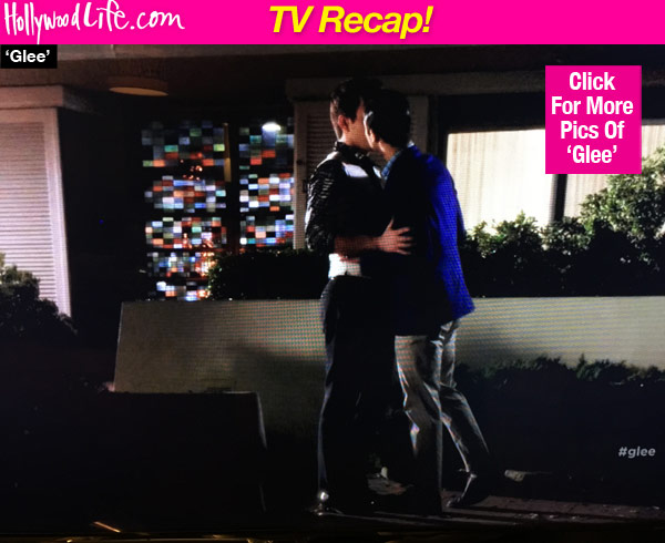 Glee Blaine Kisses Kurt