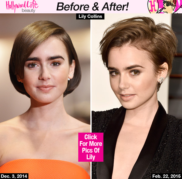 Lily Collins Haircut