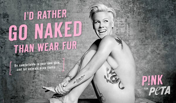 Pink Naked PETA