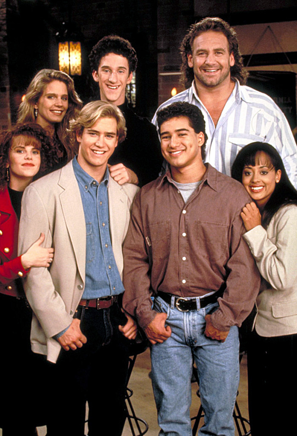 Editorial use only. No book cover usage.
Mandatory Credit: Photo by Abc-Tv/Kobal/REX/Shutterstock (5872437c)
Dustin Diamond, Mark-Paul Gosselaar, Mario Lopez
Saved By The Bell - 1989-1993
ABC-TV
USA
TV Portrait