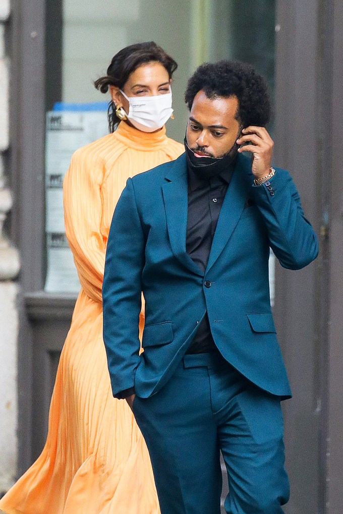 Katie Holmes and new boyfriend Bobby Wooten III in NYC