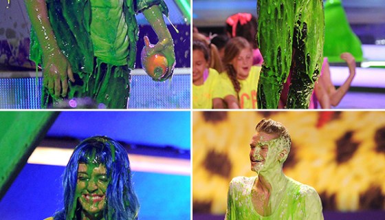 Kids Choice Awards Celebrities Slimed