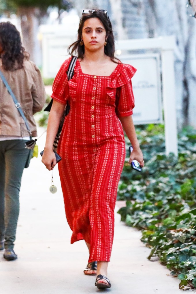 Camila Cabello shops in Los Angeles