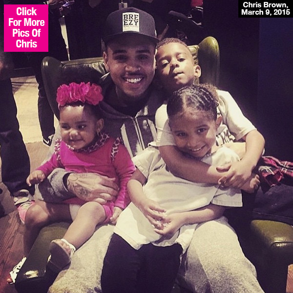 Chris Brown Nieces Nephew