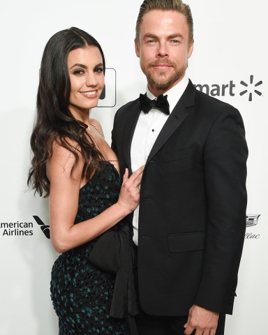 Hayley Erbert and Derek Hough
Elton John AIDS Foundation Oscar Viewing Party, Los Angeles, USA - 09 Feb 2020