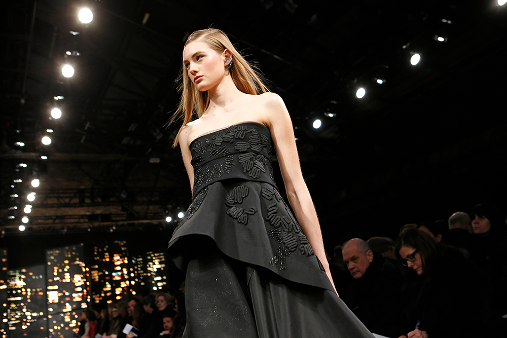 A model walks the runway during the presentation of the Donna Karan New York Fall 2015 collection in New York
Fashion Donna Karan New York Fall 2015, New York, USA
