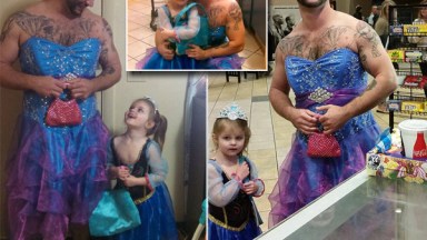 Man Dresses Up Princess Gown