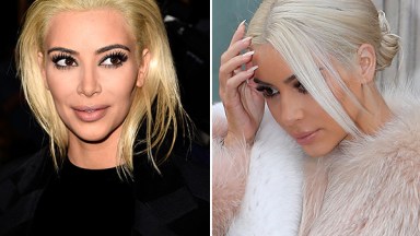 Kim Kardashian White Hair