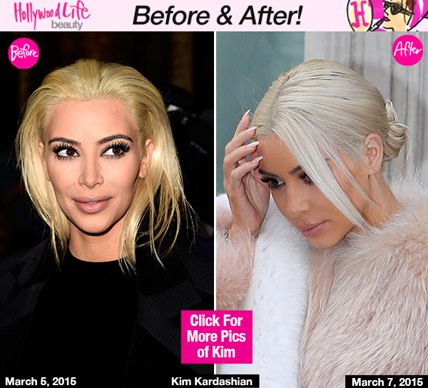 Kim Kardashian White Hair