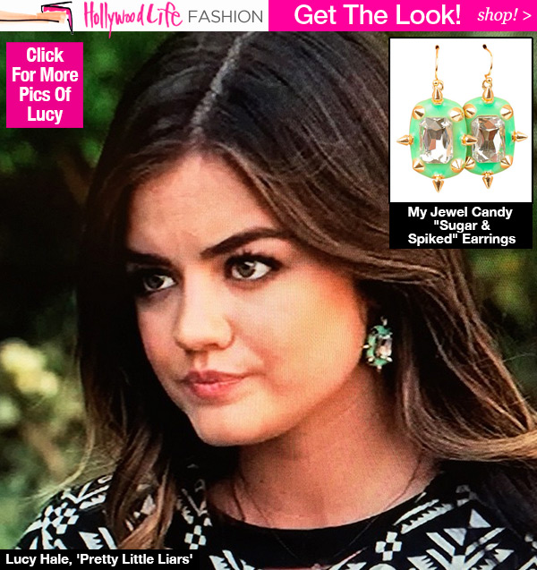 Lucy Hale Mint Green Earrings