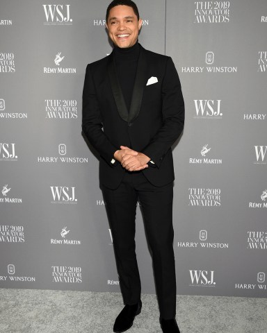 Trevor Noah attends the WSJ. Magazine 2019 Innovator Awards at the Museum of Modern Art, in New YorkWSJ Magazine 2019 Innovator Awards, New York, USA - 06 Nov 2019