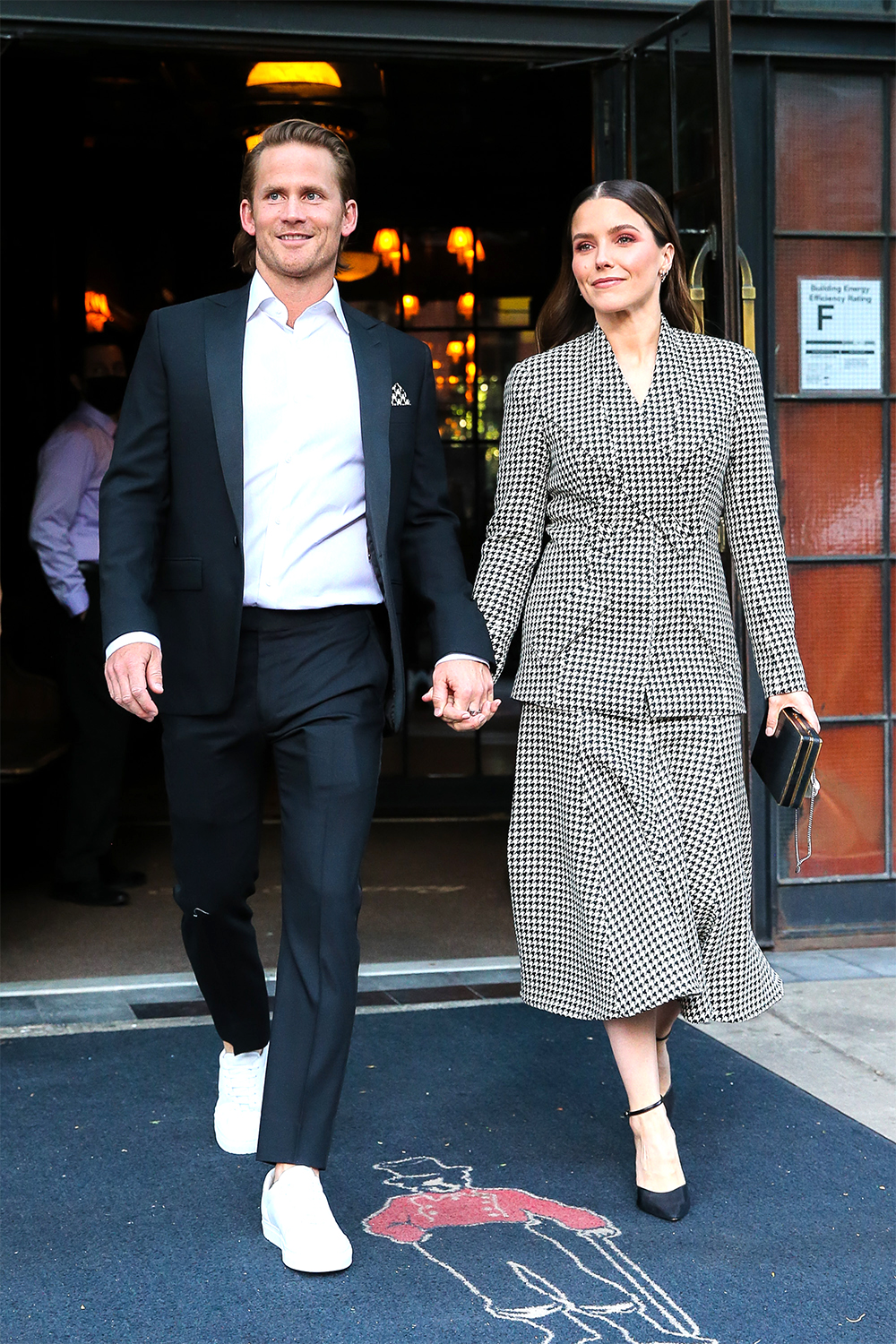 Sophia Bush and boyfriend Grant Hughes were spotted hand-in-hand while they're leaving The Bowery Hotel in New York City, Sophie wore a Houndstooth outfit

Pictured: Sophia Bush and Grant Hughes
Ref: SPL5233161 170621 NON-EXCLUSIVE
Picture by: Felipe Ramales / SplashNews.com

Splash News and Pictures
USA: +1 310-525-5808
London: +44 (0)20 8126 1009
Berlin: +49 175 3764 166
photodesk@splashnews.com

World Rights