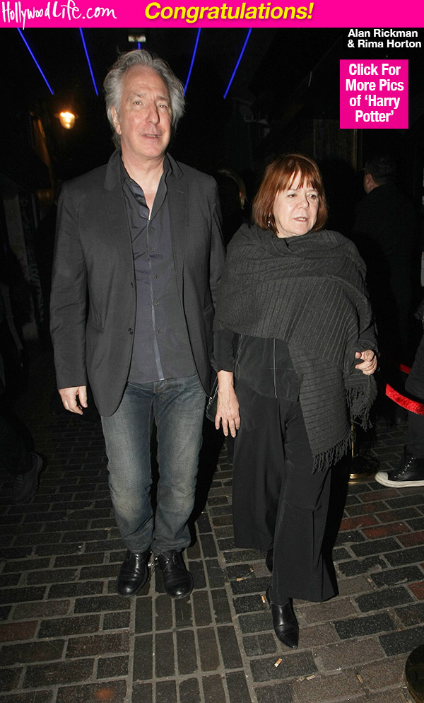 Alan Rickman Married